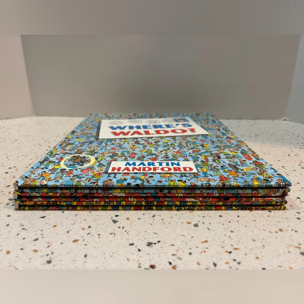 Vintage First Editions 1980s Where’s Waldo Book Lot 3 Titles‎ by Martin Handford